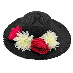 Black Floppy Sun Hat